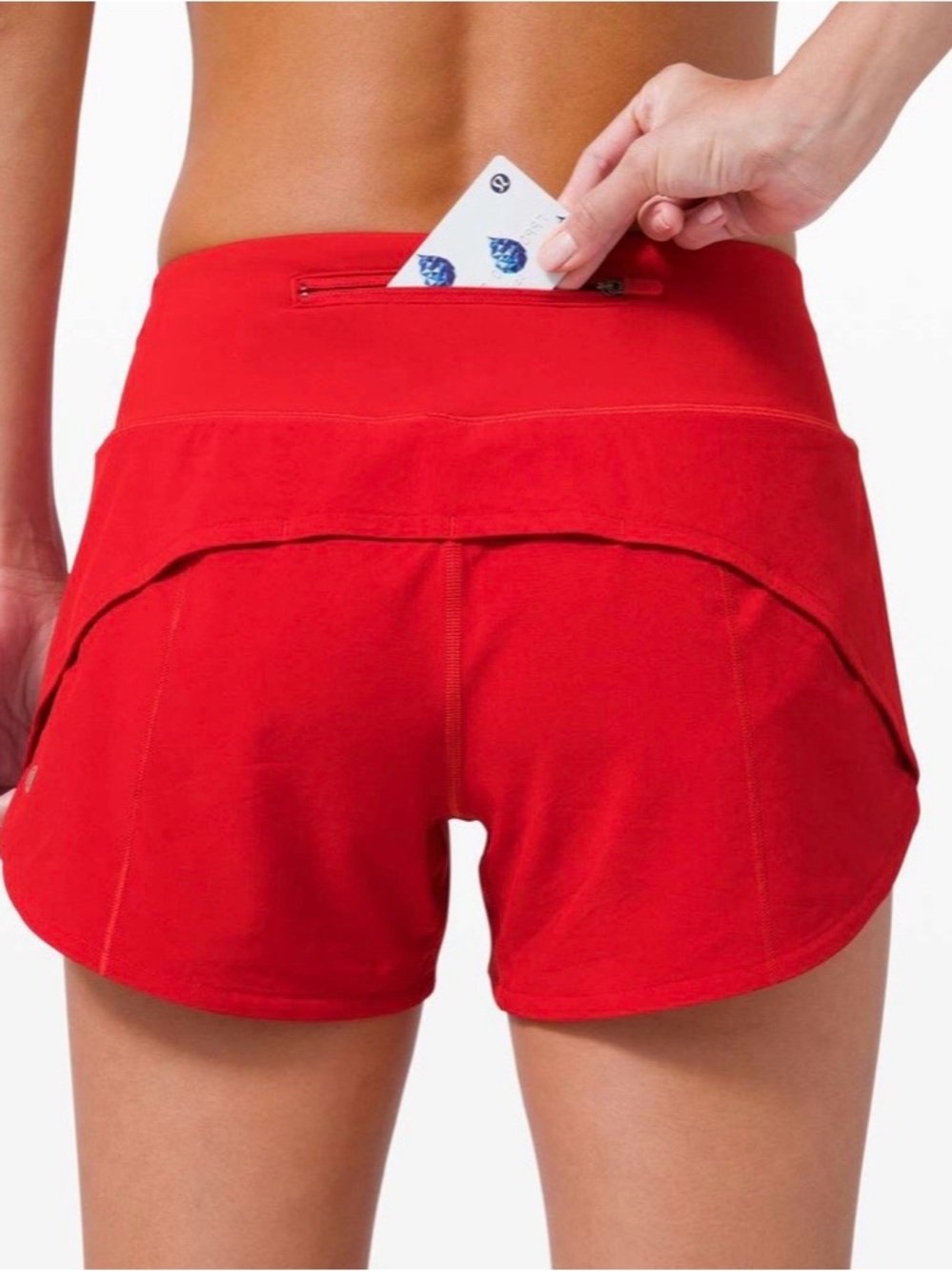 lululemon athletica speed up Red Run Short 4” inseam - Picture 5 of 11